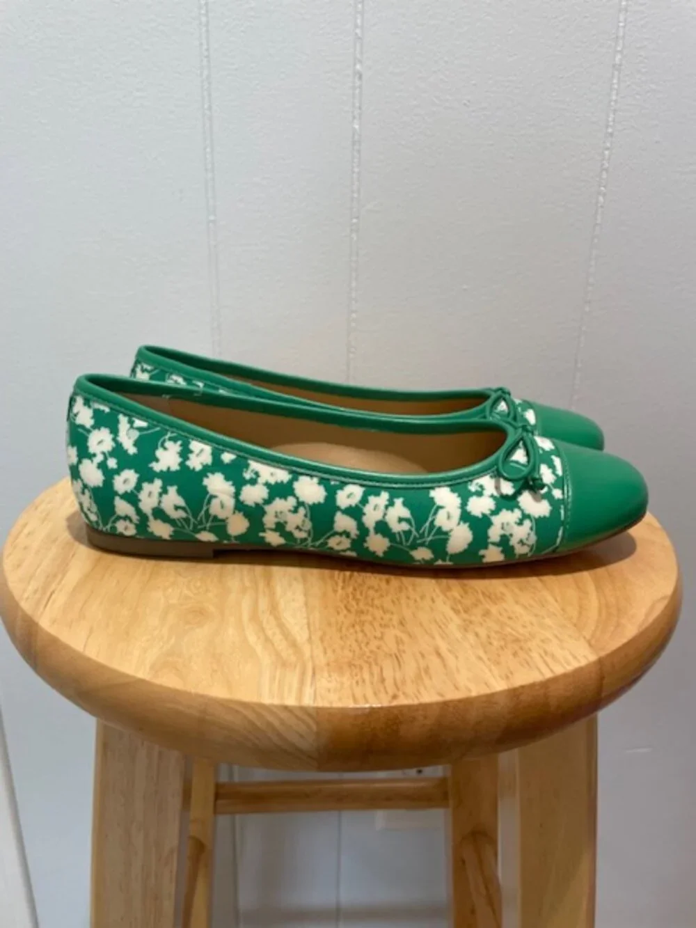 Talbot Green Flowered Blair Ballet Flat - 8.5m